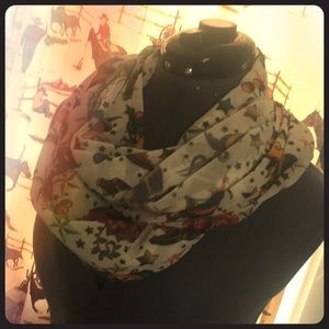 Tattoo print scarf